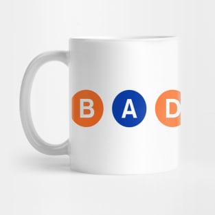 BADASS NYC Subway Icons Mug